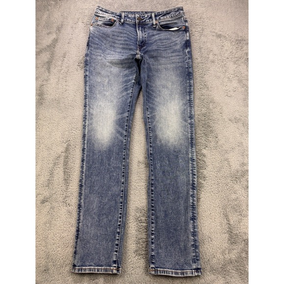 American Eagle Outfitters Other - American Eagle Airflex+ Jeans Men 32x34 Blue Stone Wash Slim Whisker Denim